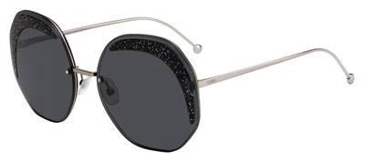 Fendi 0FF 0358 Sunglasses FF0358/S 0KB7/IR Gray Gray Blue lens Size 63mm