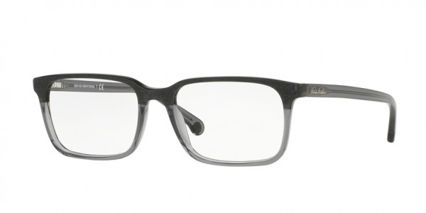 Brooks Brothers BB2033 6123 Grey Wood/Grey Translucent, Size 54mm Eyeglasses