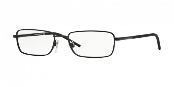 Burberry BE1268 1007 Matte Black, Size 52mm Eyeglasses
