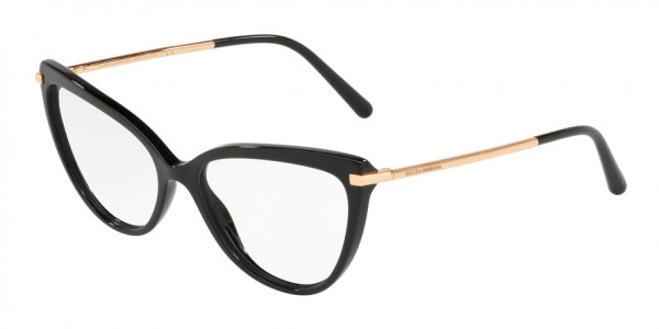 Dolce & Gabbana DG3295 501 Black, Size 55mm Eyeglasses