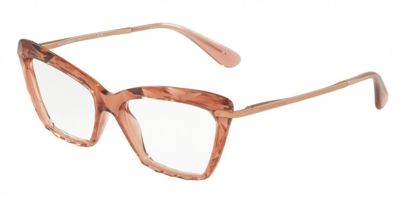 Dolce & Gabbana DG5025 3148 Transparente Pink, Size 53mm Eyeglasses