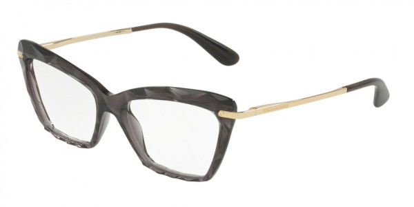 Dolce & Gabbana DG5025 504 Transparent Grey, Size 53mm Eyeglasses