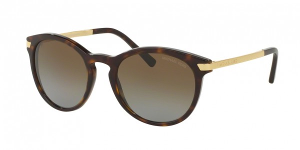 Michael Kors ADRIANNA III MK2023 3106T5 Dark Tortoise Frame/Brown Gradient Polarized Lens, Size 53mm Polarized Sunglasses