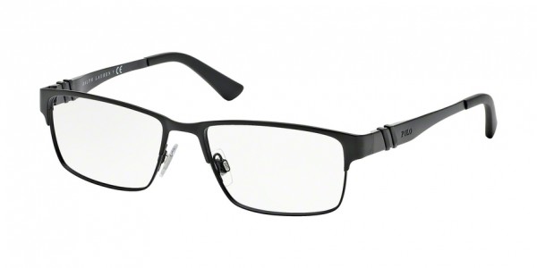 Polo PH1147 9038 Matte Black, Size 54mm Eyeglasses