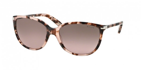 Ralph RA5160 RA5160 111614 Rosy Tort Frame/Brown Gradient Pink Lens, Size 57mm Sunglasses