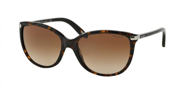 Ralph RA5160 RA5160 510/13 Dark Tortoise Frame/Brown Gradient Lens, Size 57mm Sunglasses