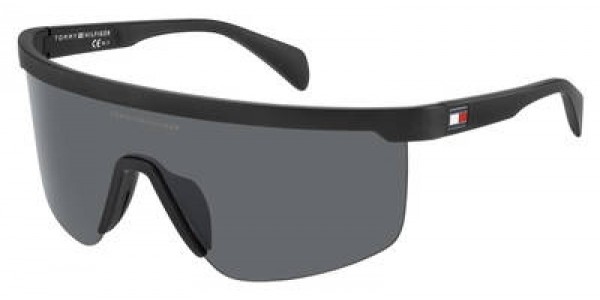 Sunglasses Tommy Hilfiger Th 1657/G/S 008A Black Gray/IR gray blue lens
